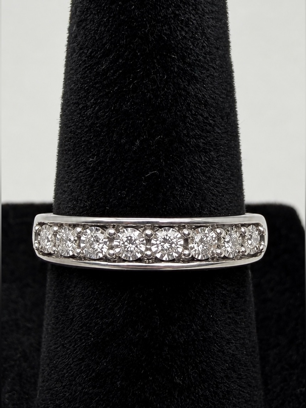 Diamond Ring Anniversary Band Lab Grown Stackable Wedding Size 6 NWT